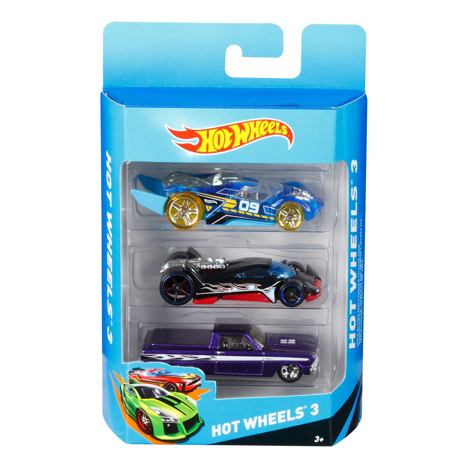 Игровой набор Hot Wheels из 3 машинок в ассортименте K5904 - фото 47