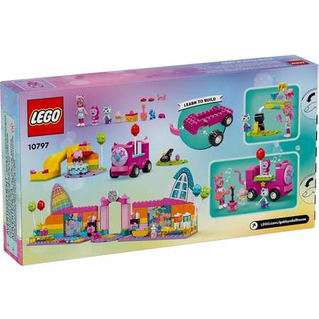 Конструктор LEGO Gabbys Dollhouse Комната для вечеринок Габби блочный