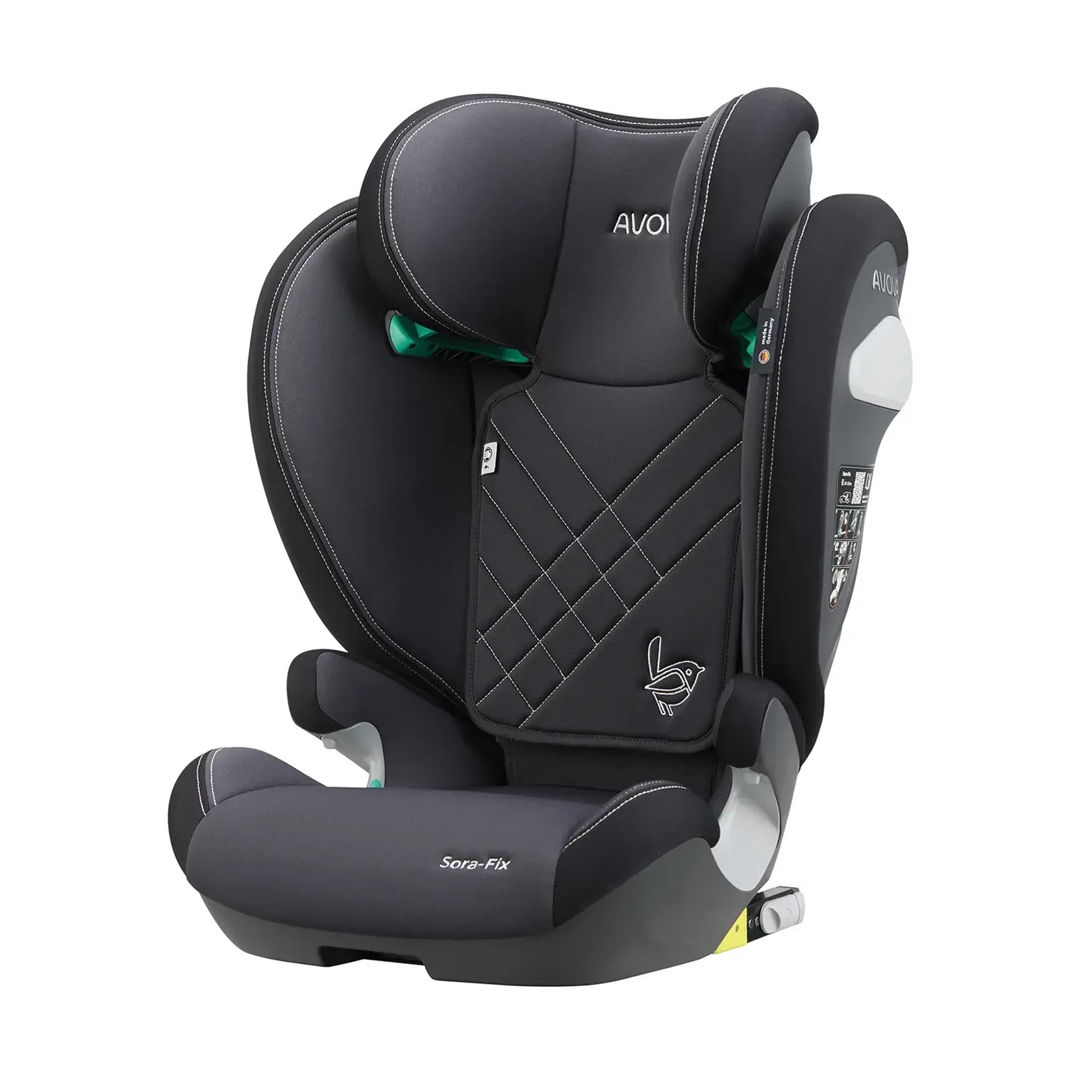 Автокресло Avova Sora-Fix Isofix 2/3 (15-36 кг) черный - фото 2