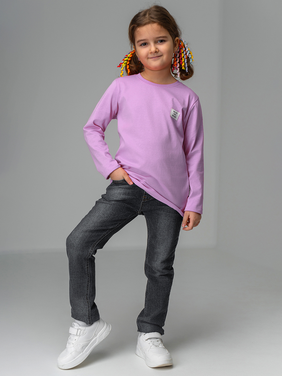 Лонгслив BONITO KIDS SS6097сиреневый - фото 3