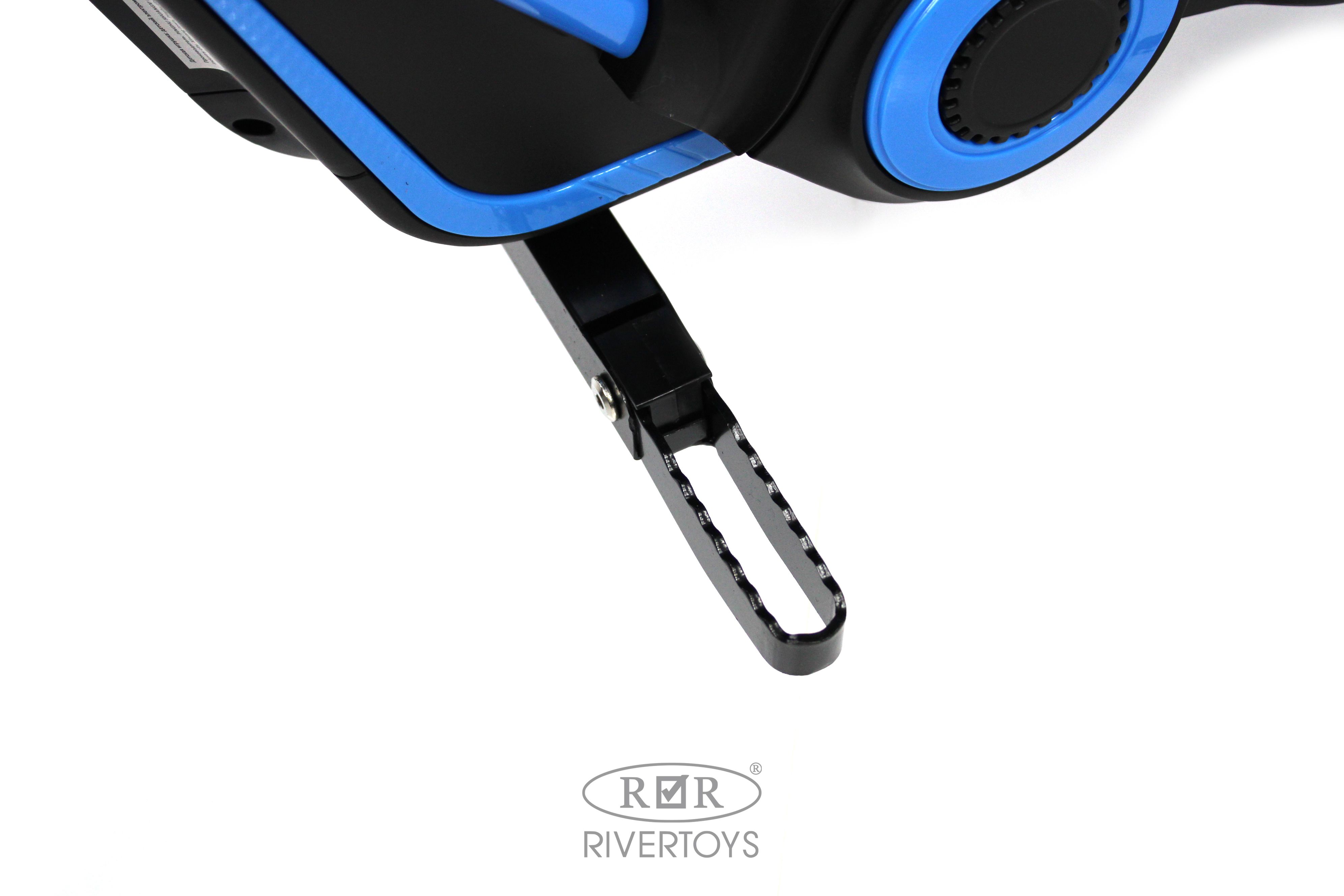 Электромотоцикл RIVERTOYS A005AA-MOTO-BLUE - фото 15