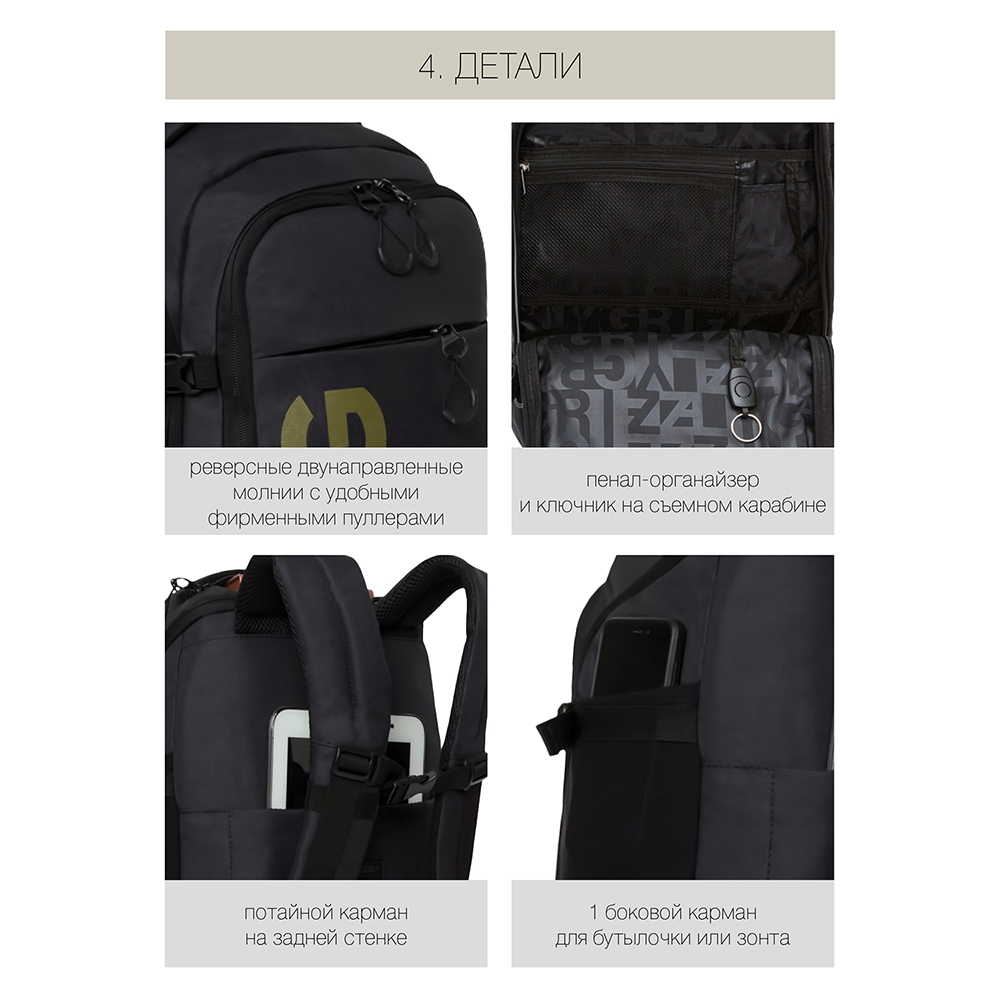 Рюкзак Grizzly для мальчика - фото 11