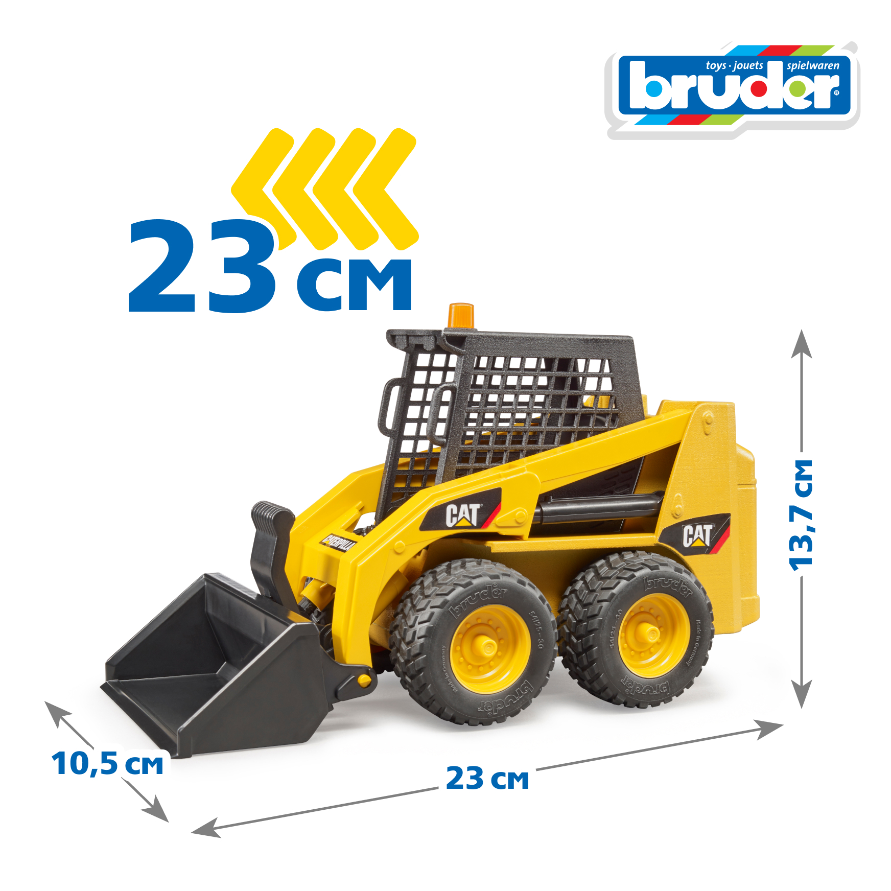 Погрузчик Bruder CAT Cat 1:16 02-481 - фото 2