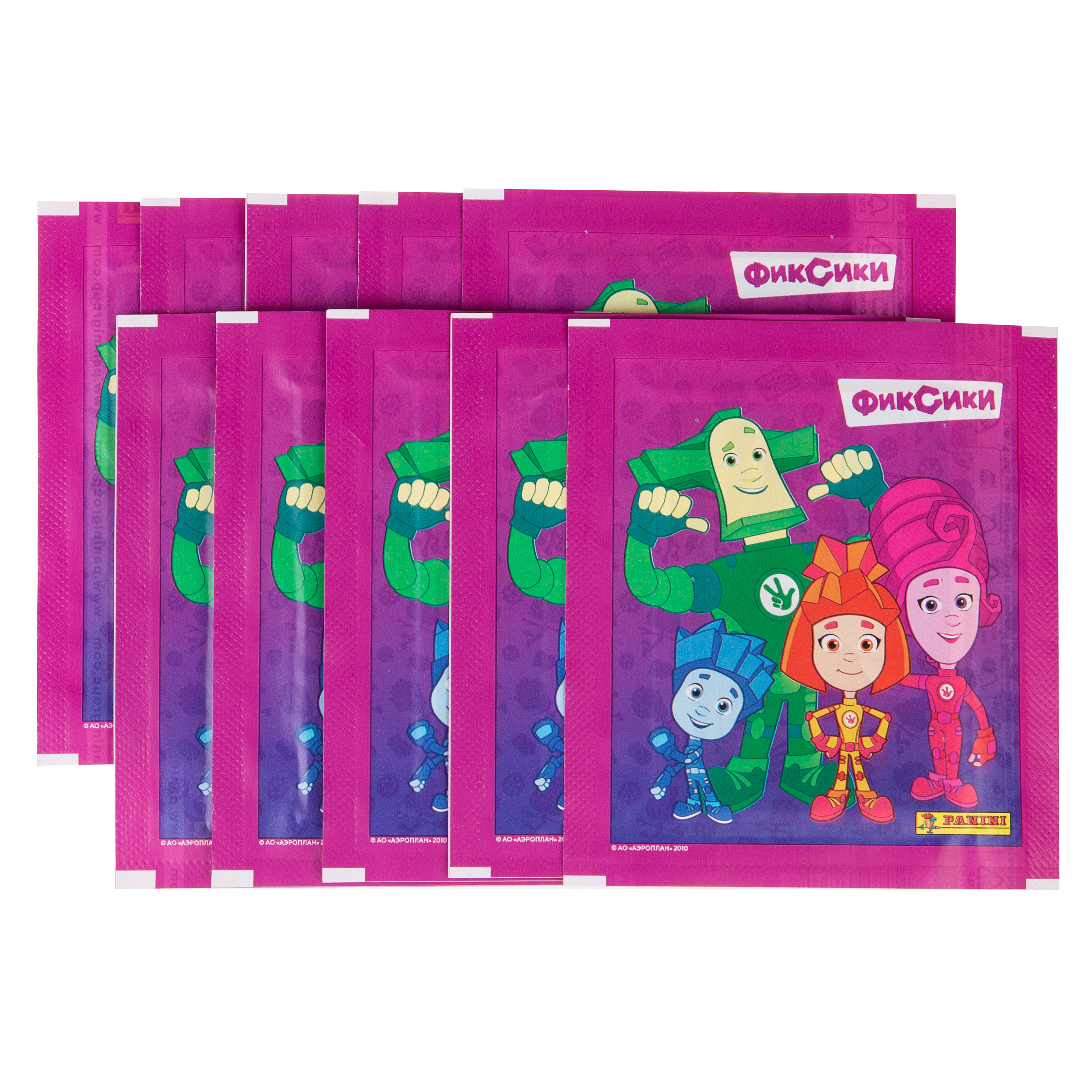 Наклейки Panini Фиксики 20 шт. - фото 3