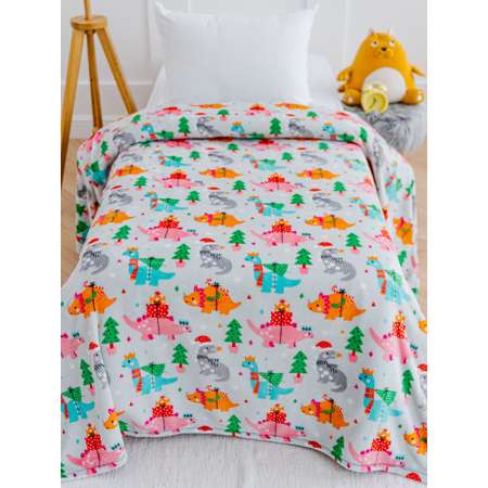 Плед Павлинка Аэро Софт Динозаврики 100 x 150 см велсофт