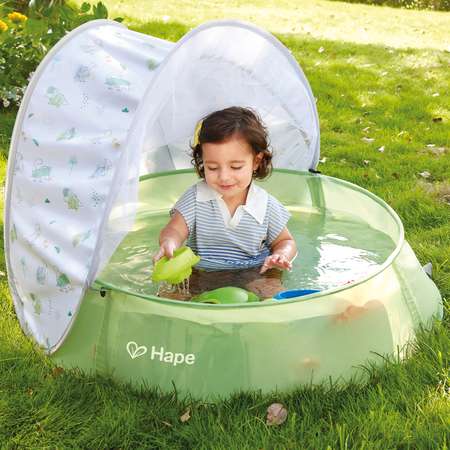Детский сухой бассейн Hape «‎Пляж» с тентом