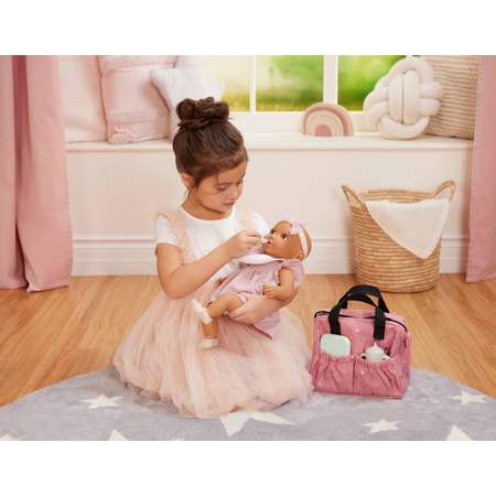 Аксессуар для кукол Lulla Baby бутылочка, подгузник, пустышка