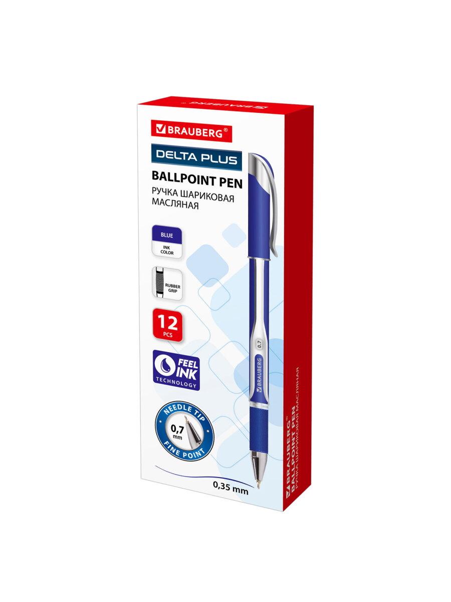 Ручка шариковая Brauberg 12 шт. - фото 14