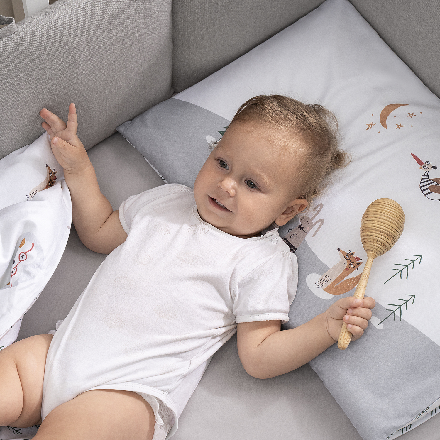 Комплект постельного белья 120х60 Perina Forest baby - фото 9