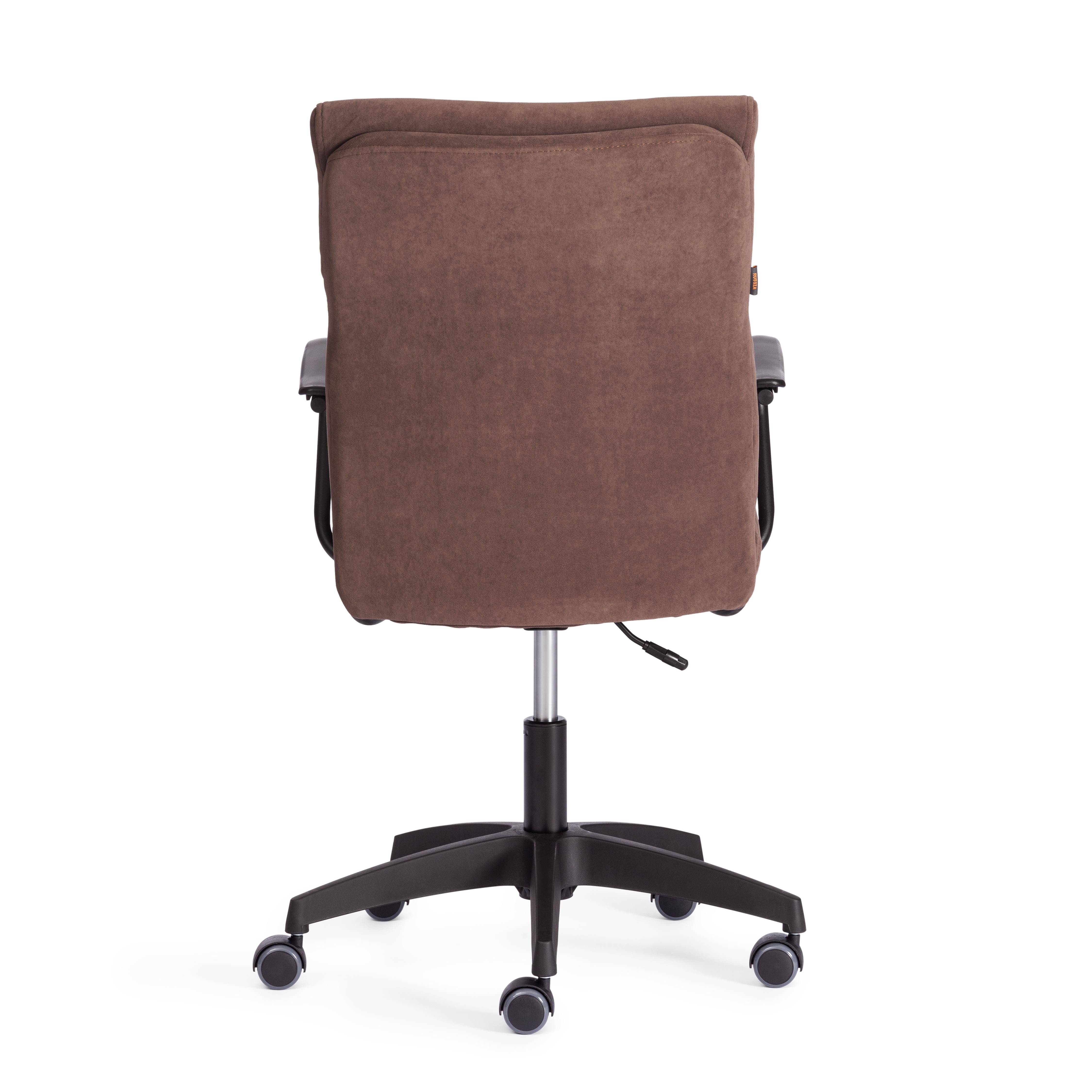 Компьютерное кресло TETCHAIR флок коричневый - фото 5