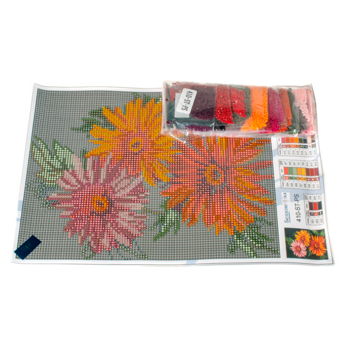 Алмазная мозаика Белоснежка Герберы - фото 5