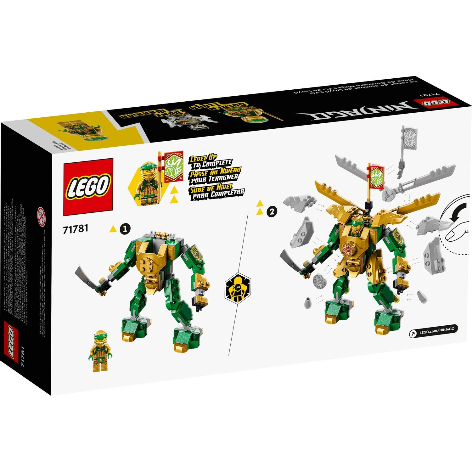 Конструктор LEGO NINJAGO Битва роботов Ллойда Ниндзяго блочный - фото 6