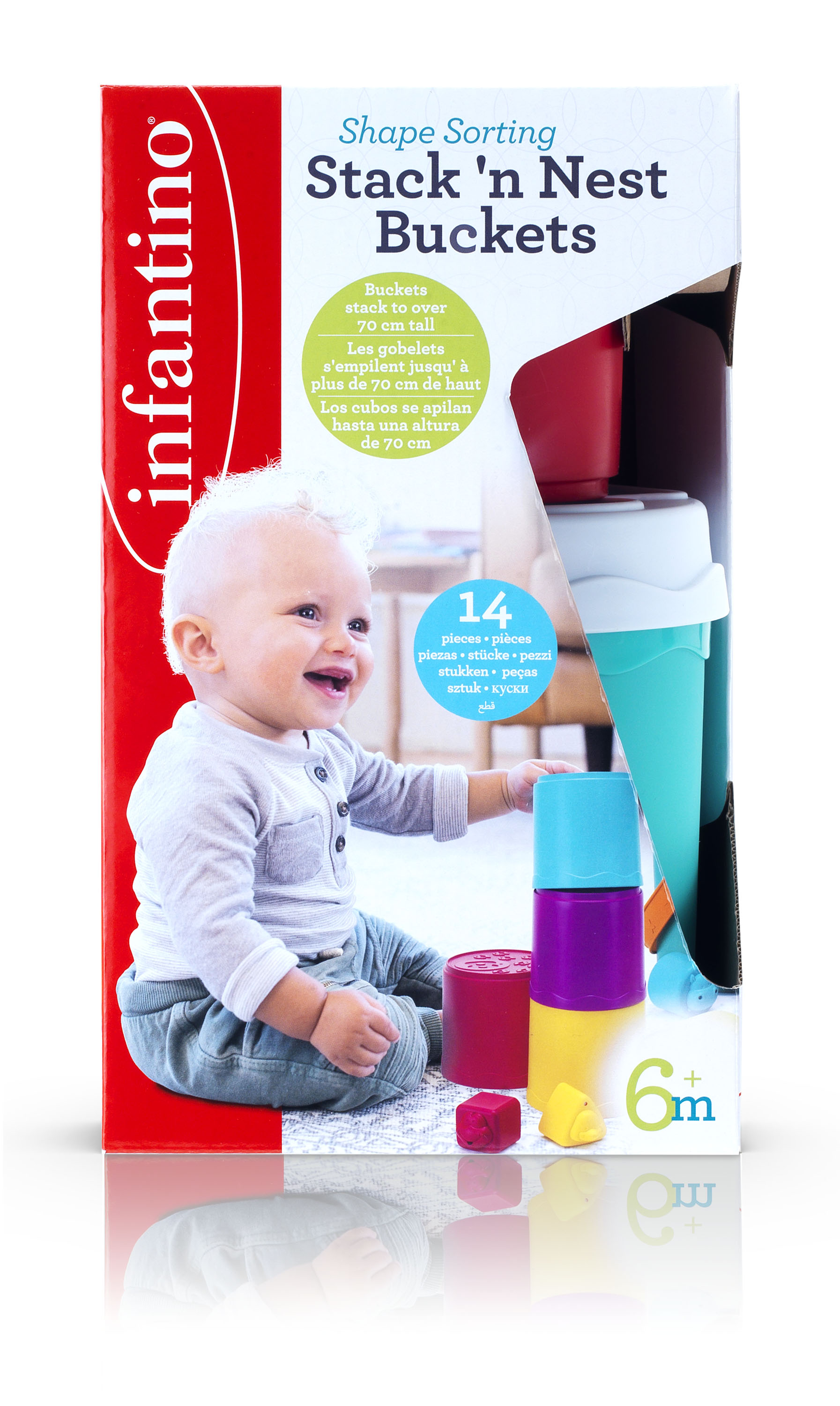 Игрушка INFANTINO пирамидка Большой сортер-пирамидка - фото 1