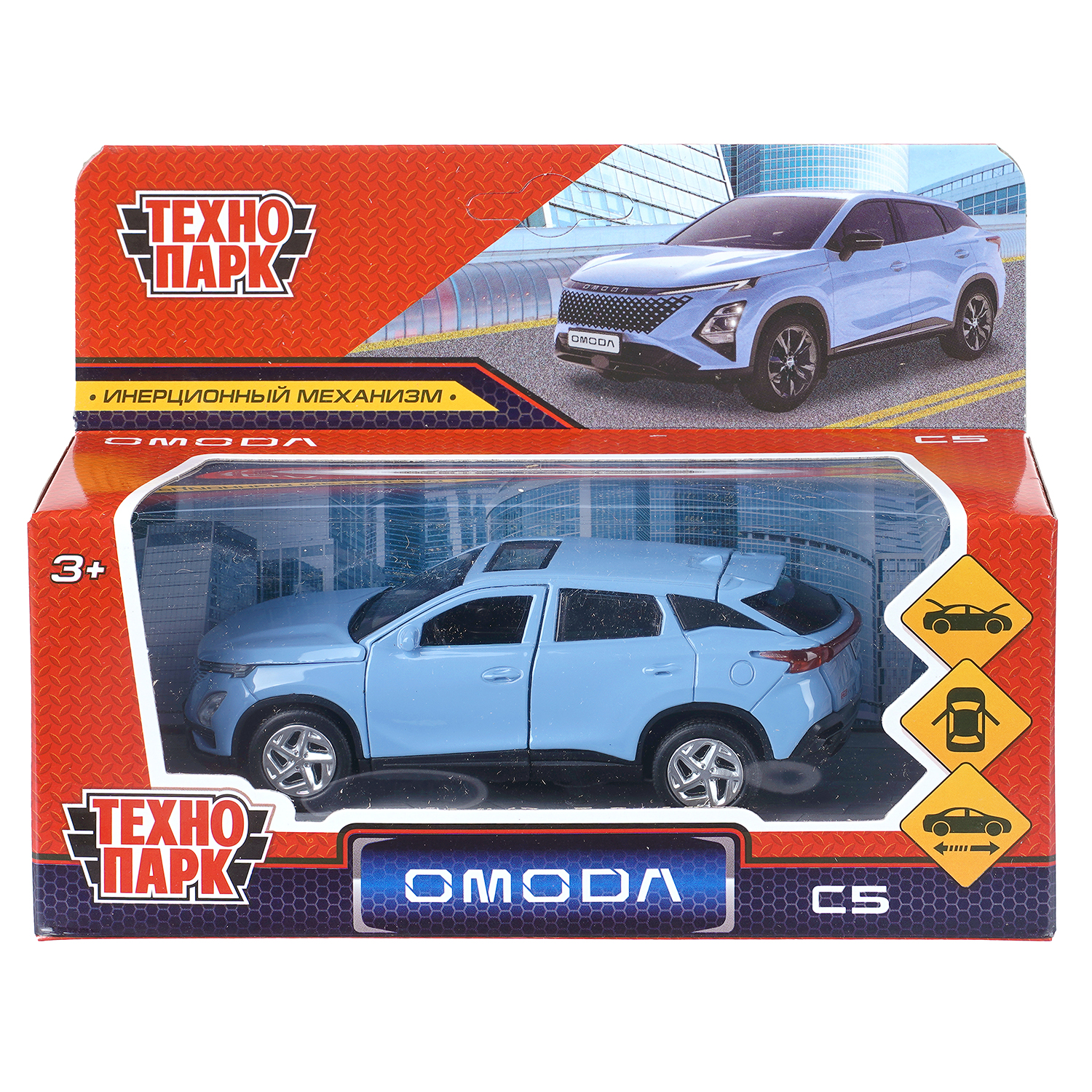 Автомобиль Технопарк Omoda Голубая 417647 - фото 3