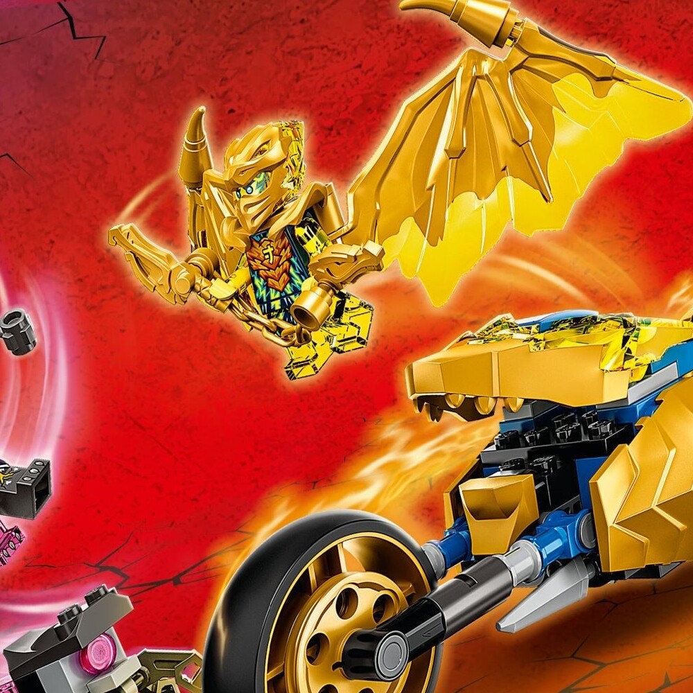 Конструктор LEGO NINJAGO Мотоцикл Джея Золотой дракон 56 дет. - фото 2