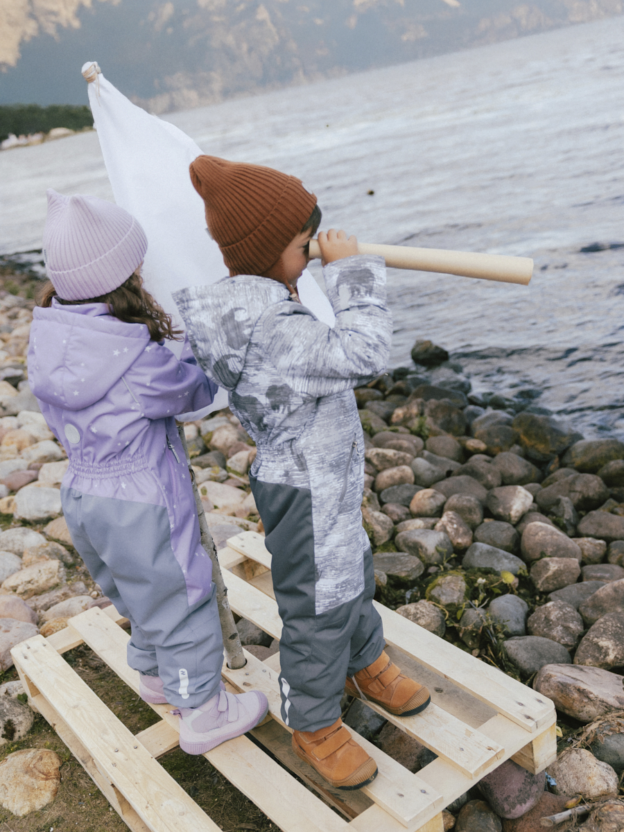 Комбинезон NIKASTYLE 8м0626 пудра/светло-серый - фото 7