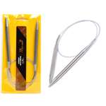 Спицы вязальные круговые Maxwell металлические на тросике 10,0 мм 100 см