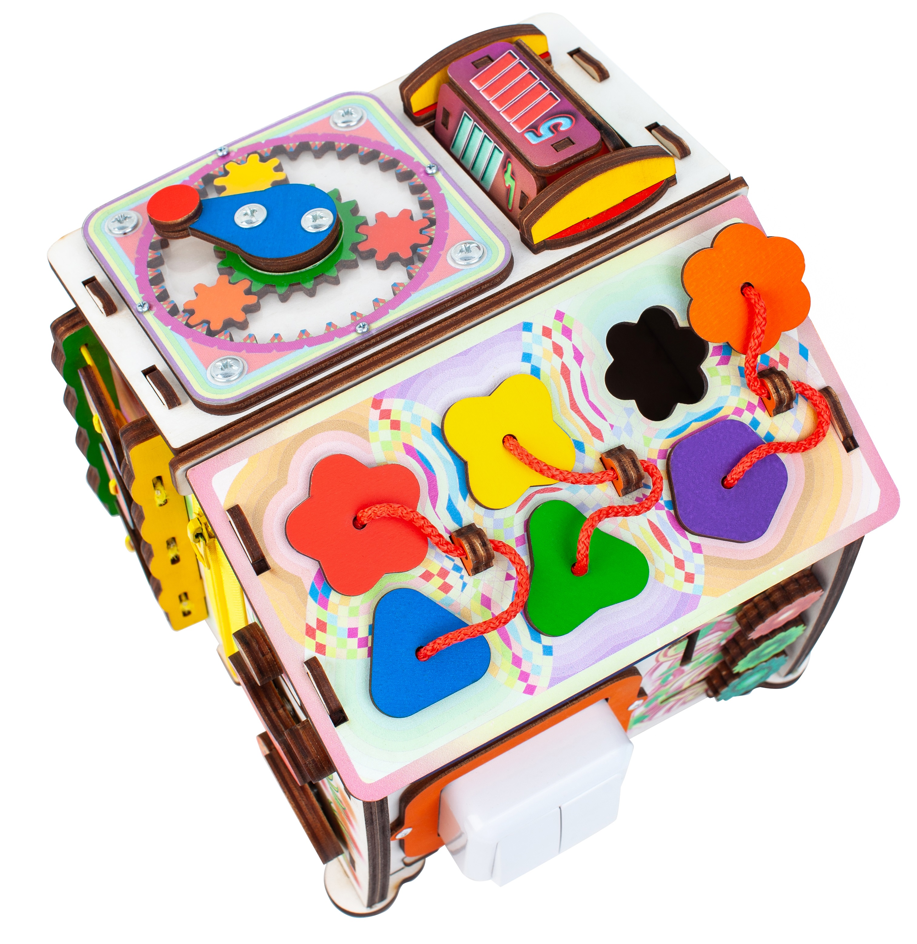 Игрушка Jolly Kids бизиборд Домик - фото 5