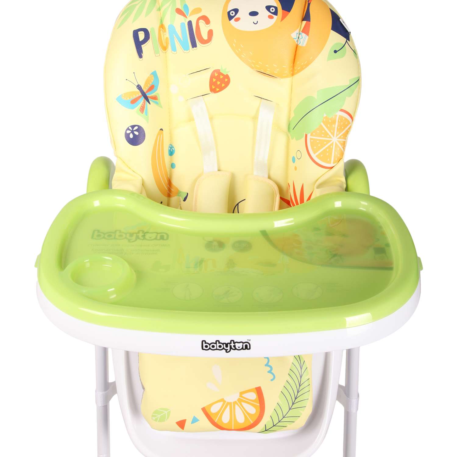 Стульчик для кормления Babyton Optima Green классический - фото 8