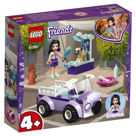 Конструктор LEGO Friends Передвижная ветклиника Эммы блочный