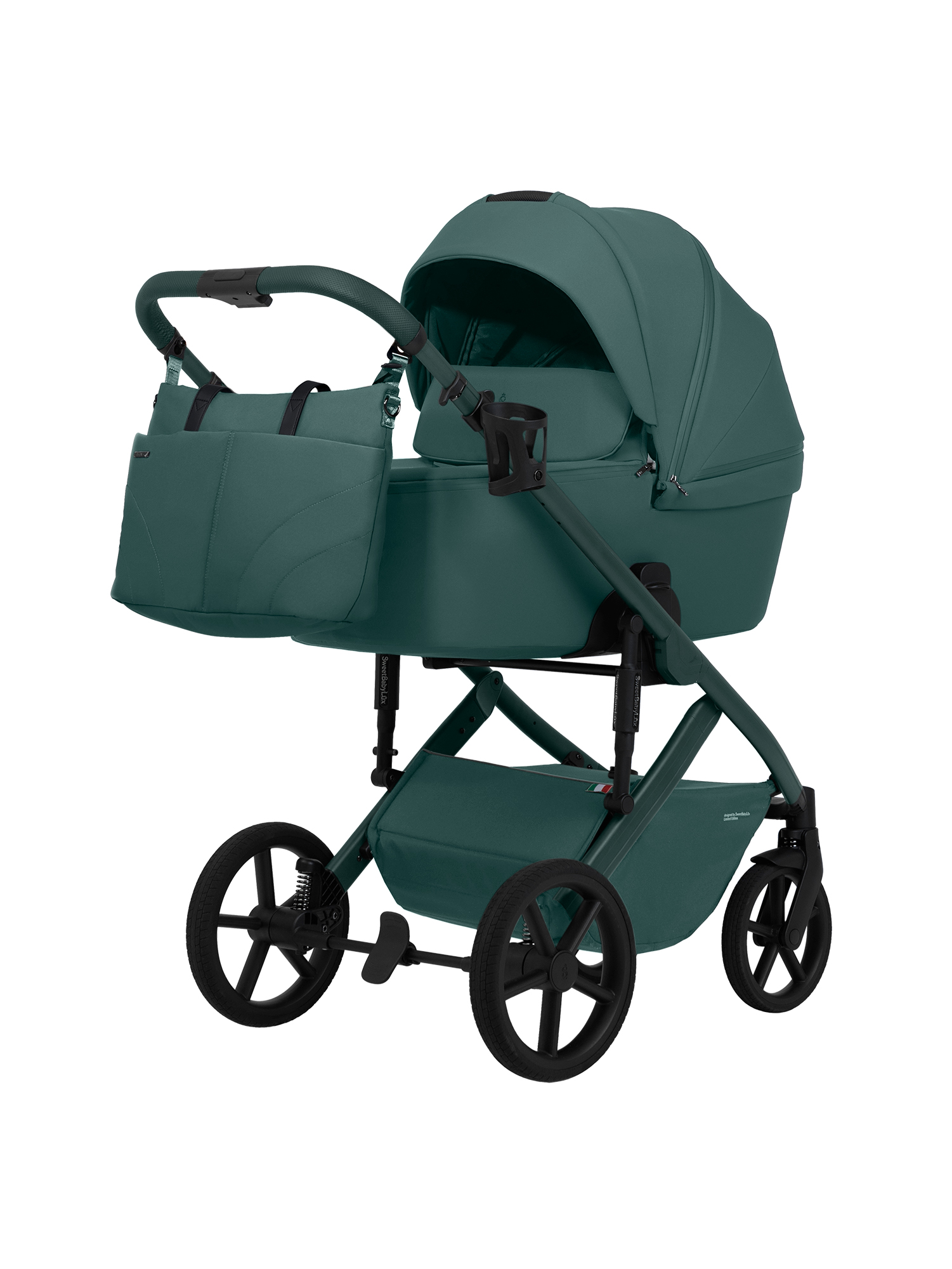 Коляска 2в1 Sweet Baby Dolce Emerald зеленый - фото 37