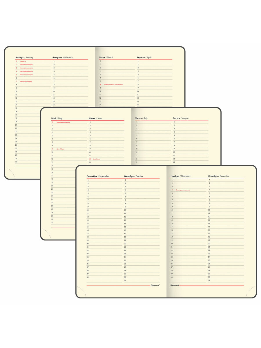 Ежедневник Brauberg 136 лист. - фото 9