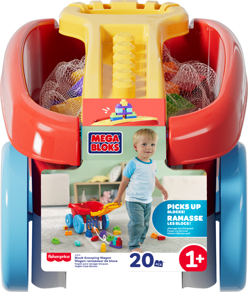 Конструктор Mega Bloks Block Scooping Wagon 20 дет. - фото 5