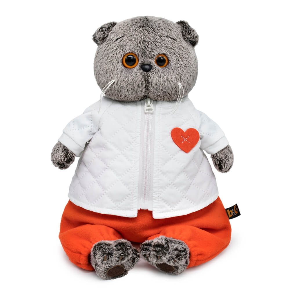 Мягкая игрушка BUDI BASA Басик в куртке и комбинезоне - фото 1