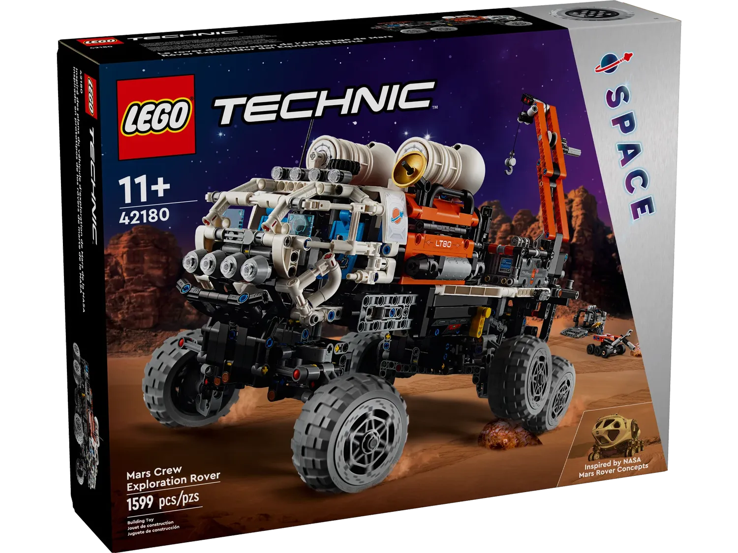Изображение товара Конструктор LEGO Technic Марсоход для исследований 1599 деталей