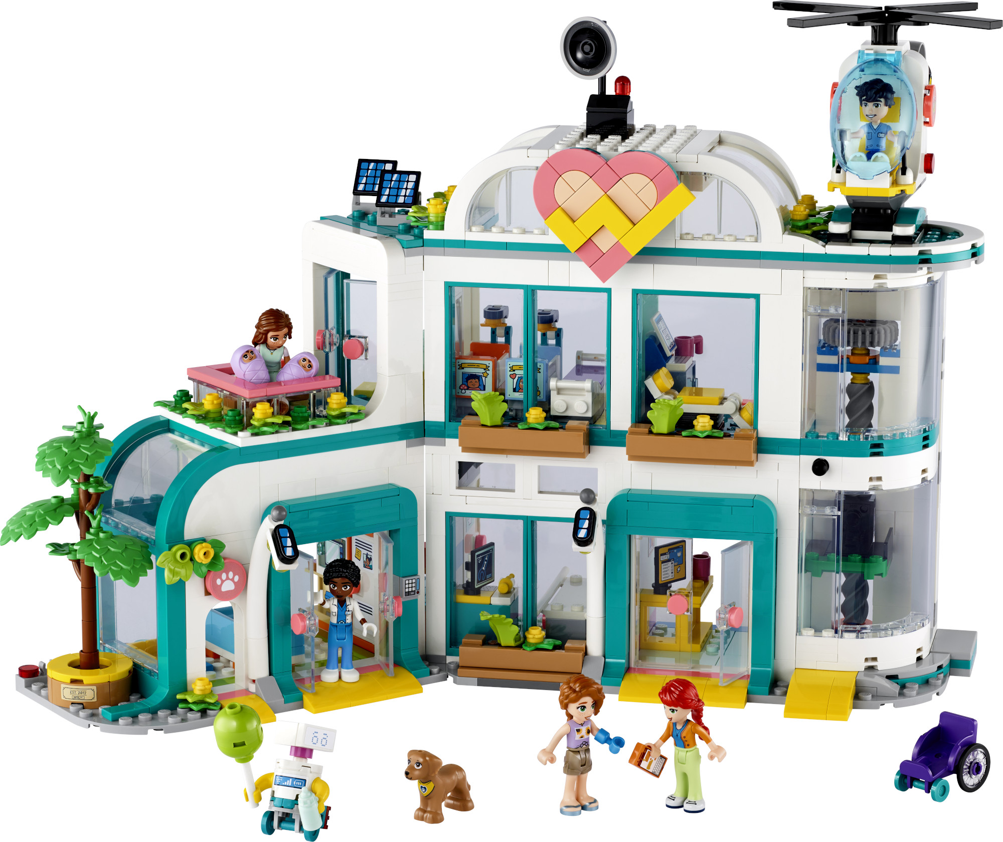 Конструктор LEGO Friends Городская больница Хартлейк блочный - фото 2