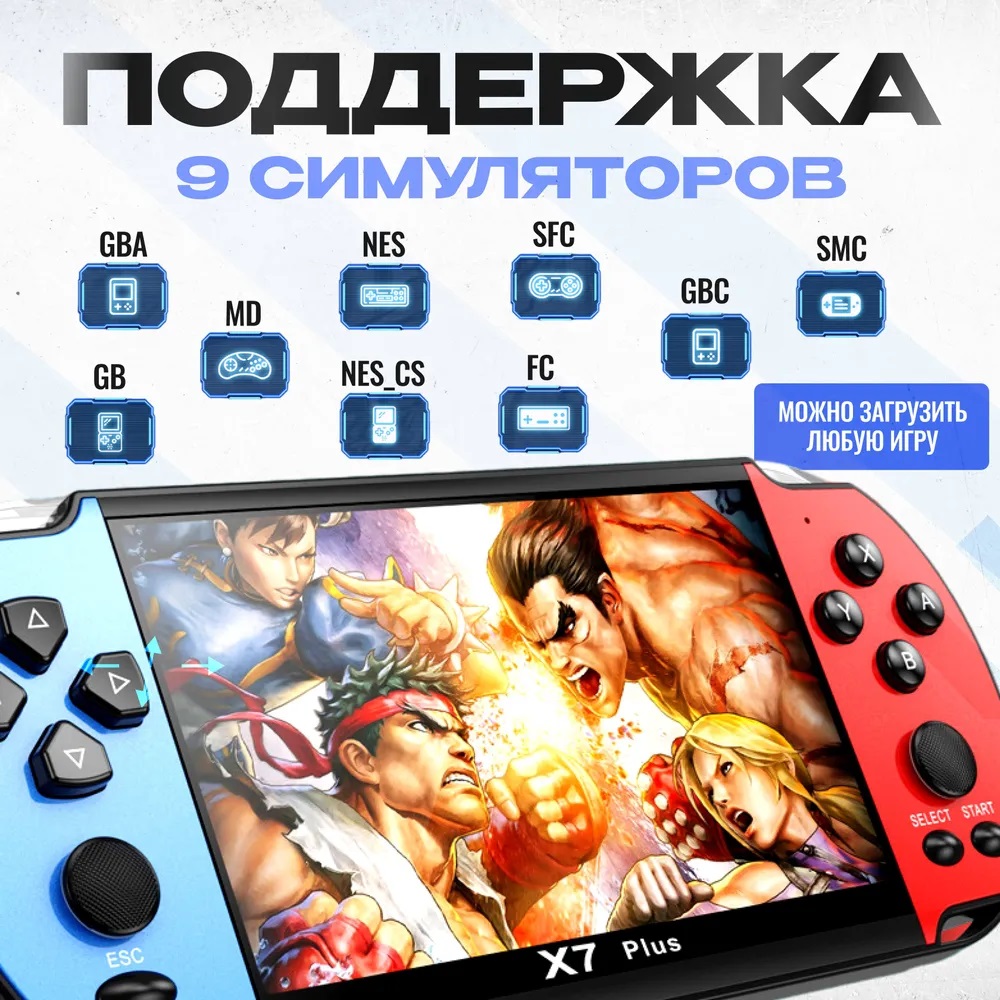 Игровая приставка X7 Plus CASTLELADY портативная консоль - фото 6
