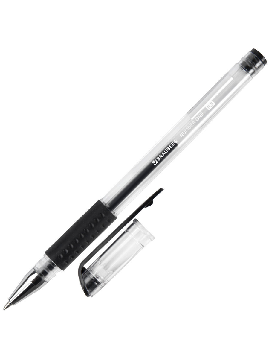 Ручка гелевая Brauberg 12 шт. - фото 5