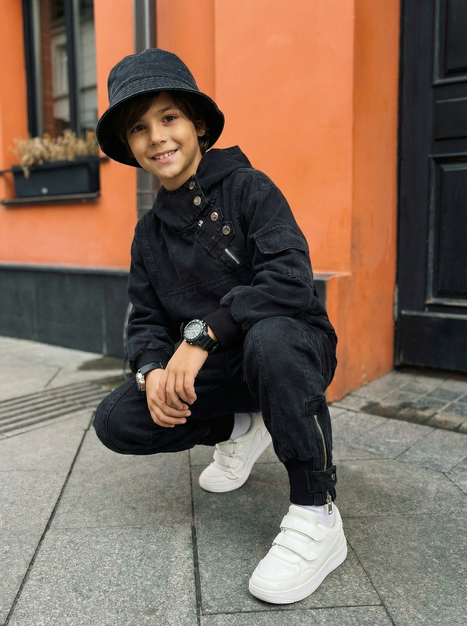 Костюм Artcher КостюмДжинс0001Черный - фото 14