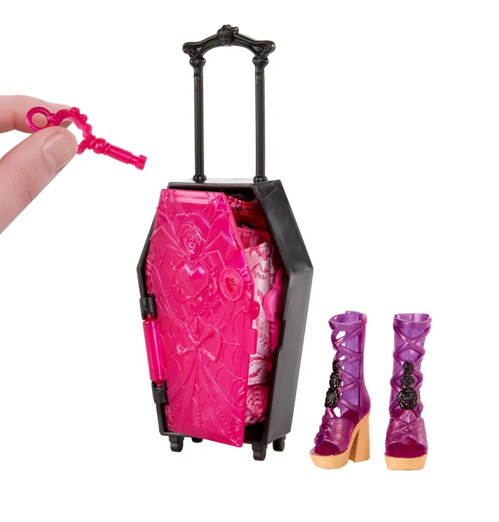 Кукла модельная Mattel Monster High Дракулаура с чемоданом высота 28 см JDR50 - фото 7