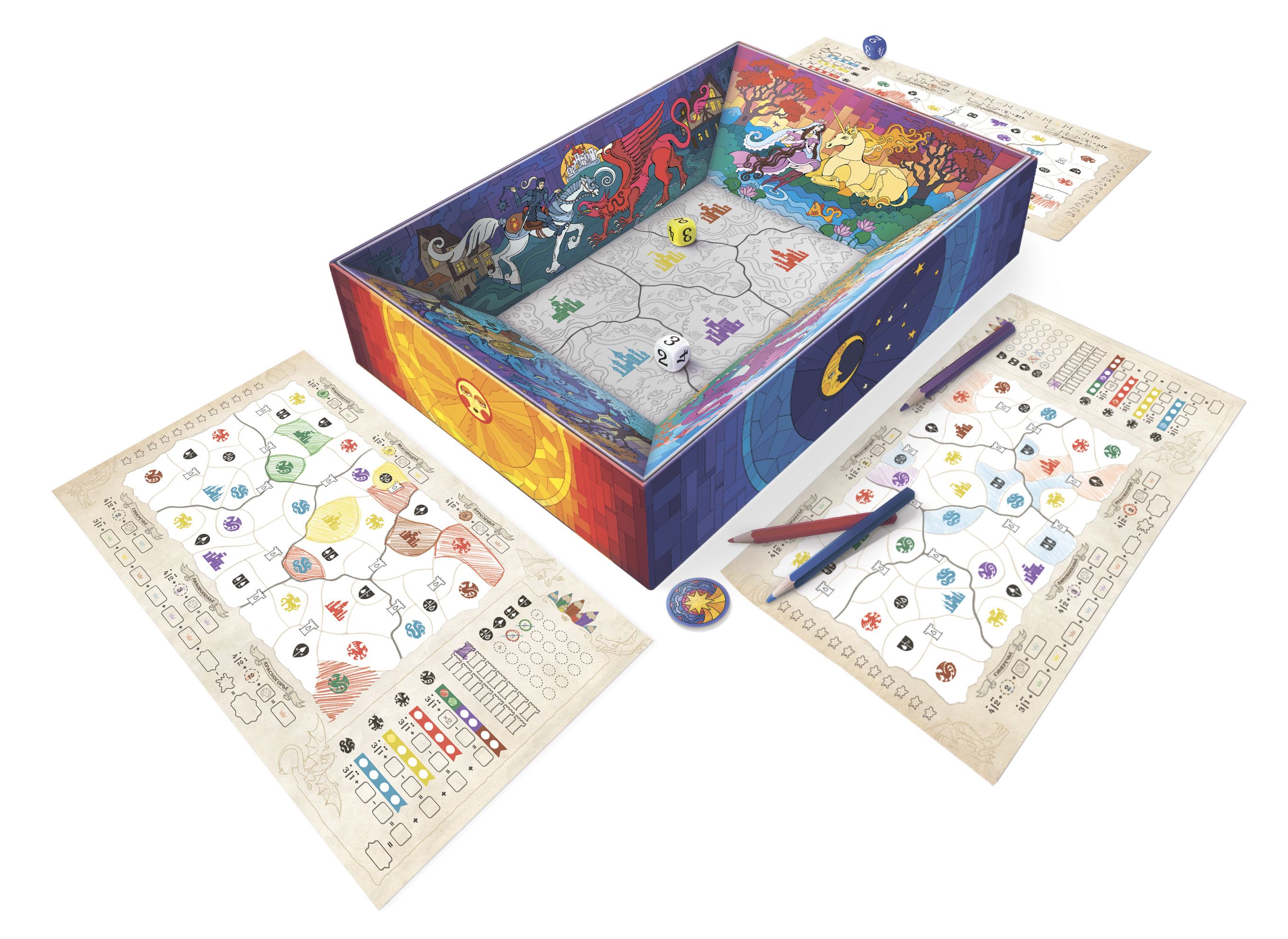 Настольная игра Hobby World Цветные королевства - фото 4