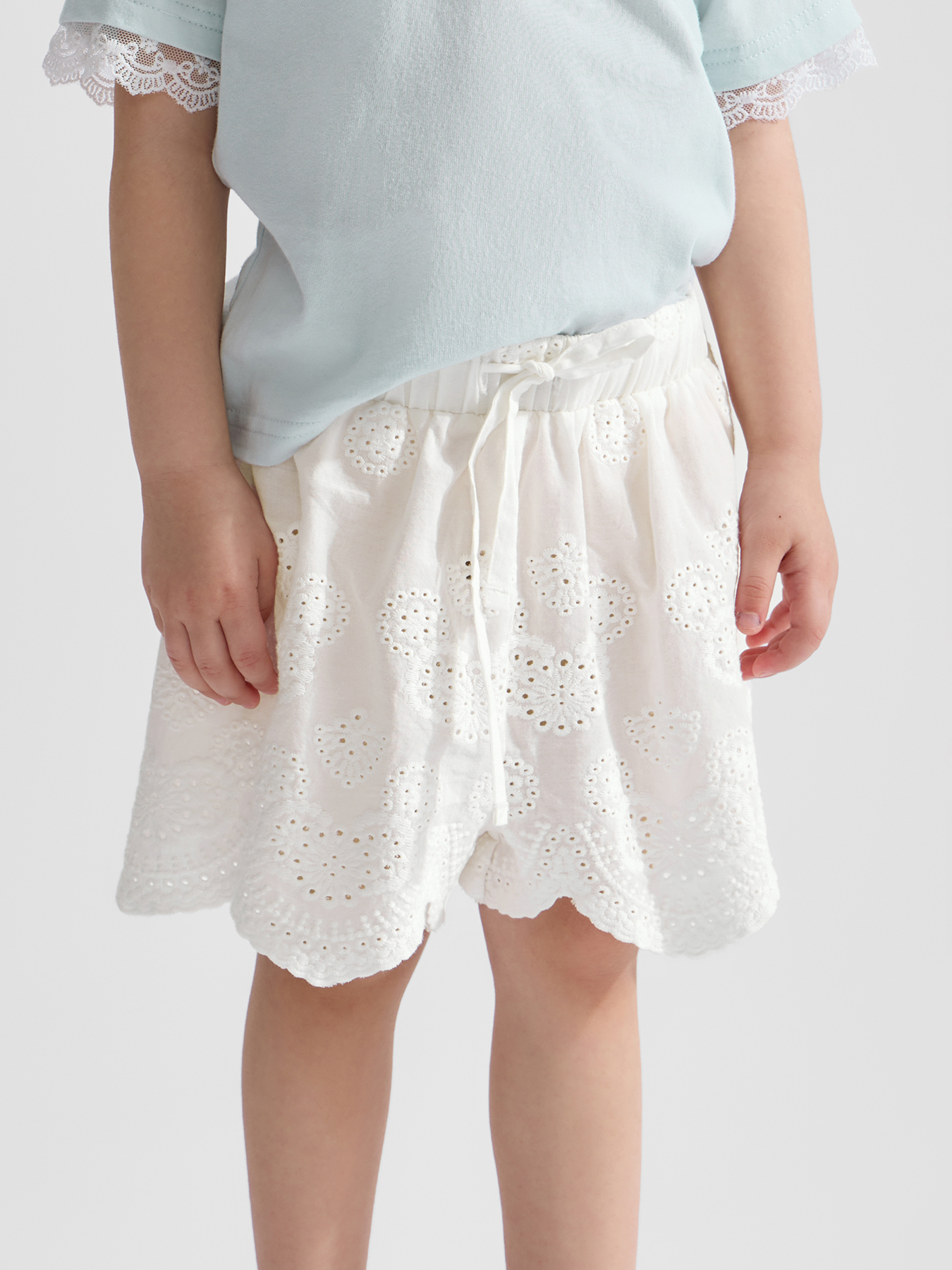 Шорты Happy Baby 88261-1_white-lace - фото 1