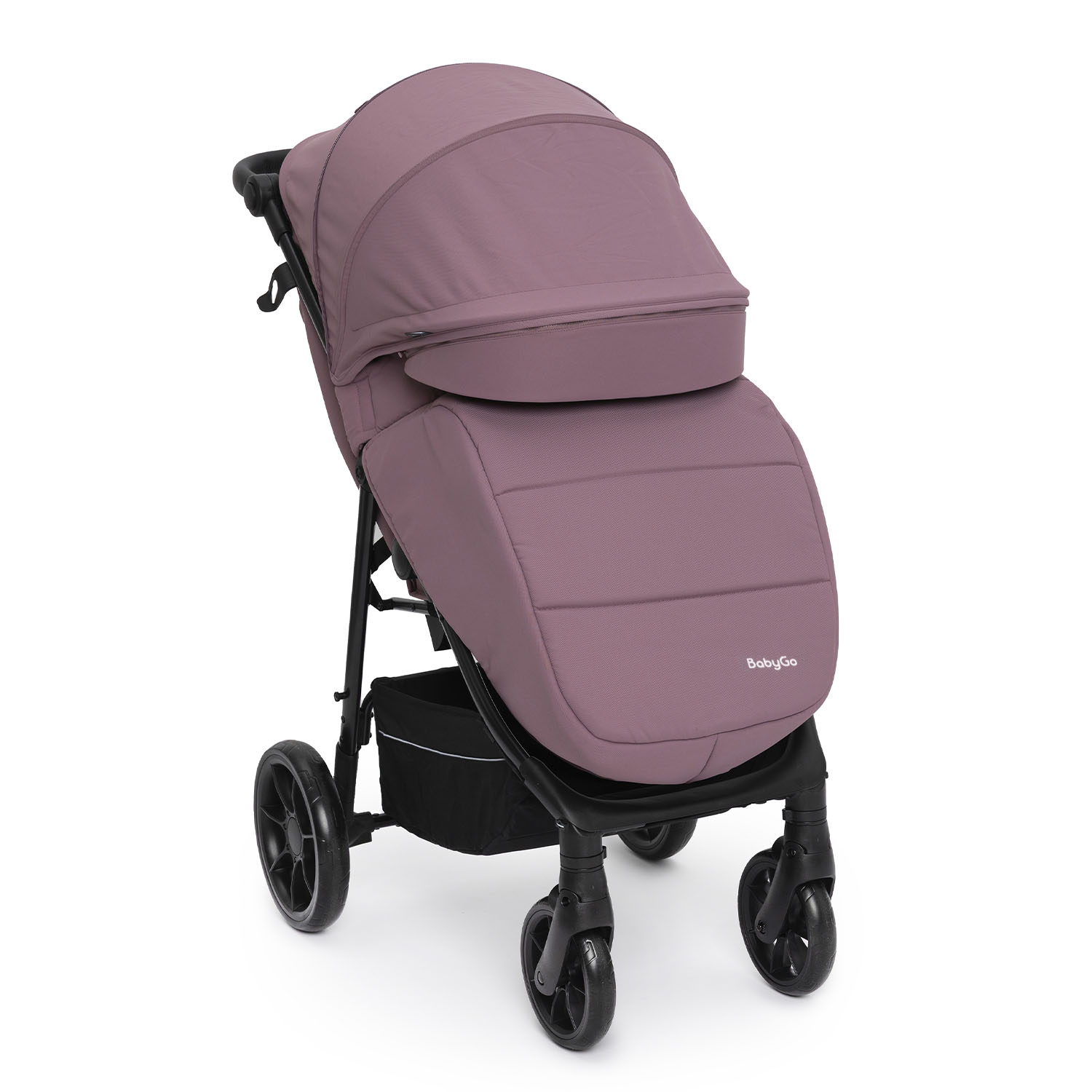 Коляска прогулочная BabyGo Magic New розовый - фото 9