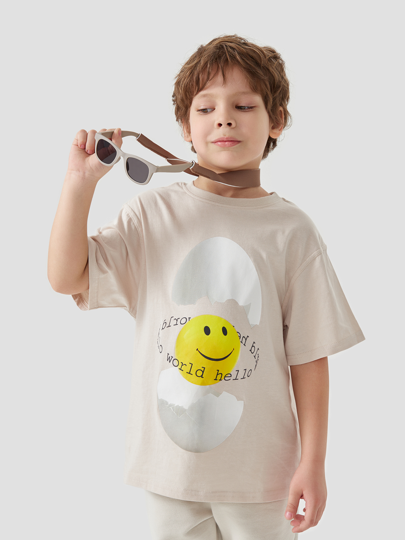 Футболка Happy Baby 88211_beige(egg) - фото 12