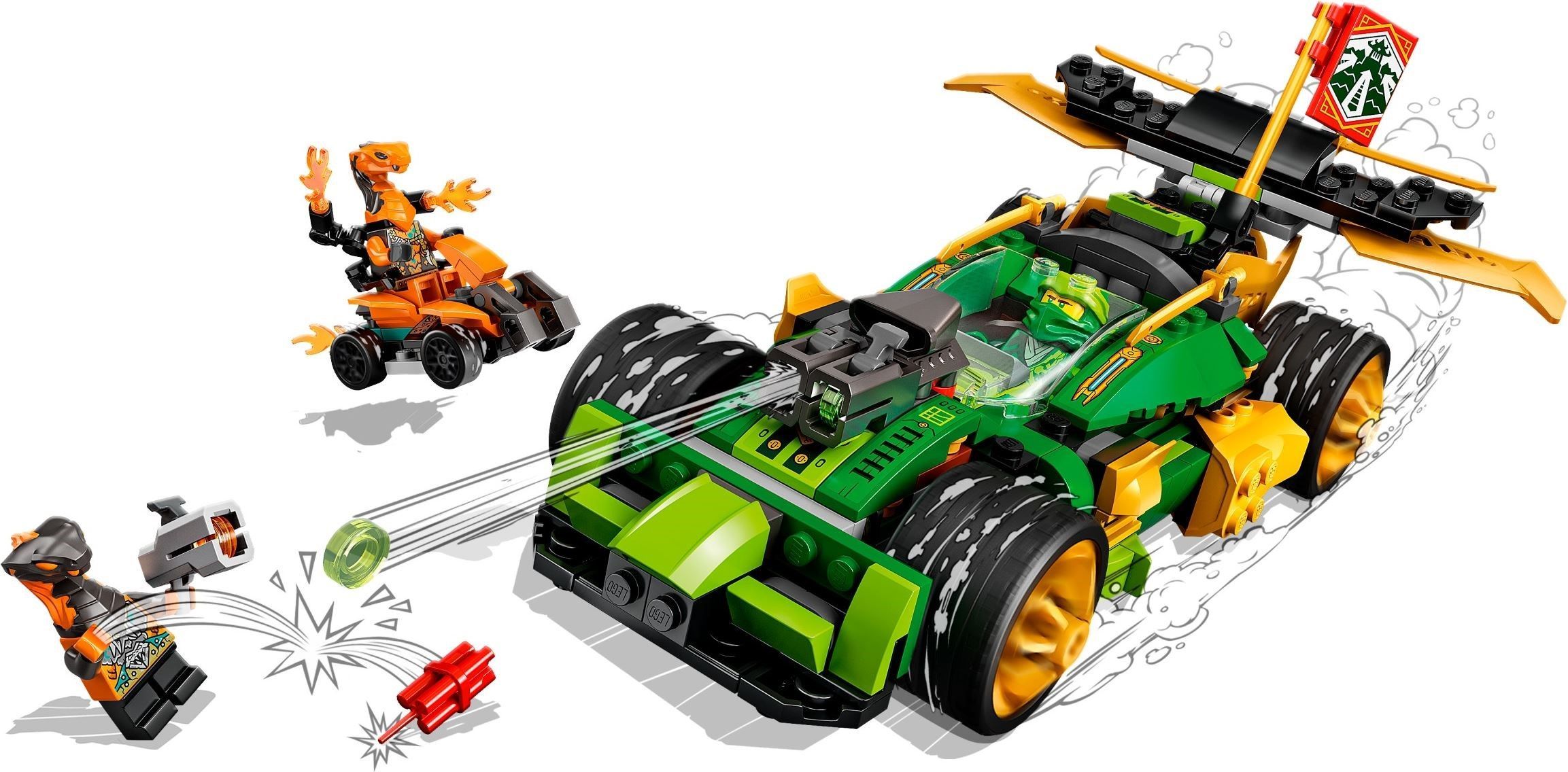 Конструктор LEGO NINJAGO 279 дет. - фото 3