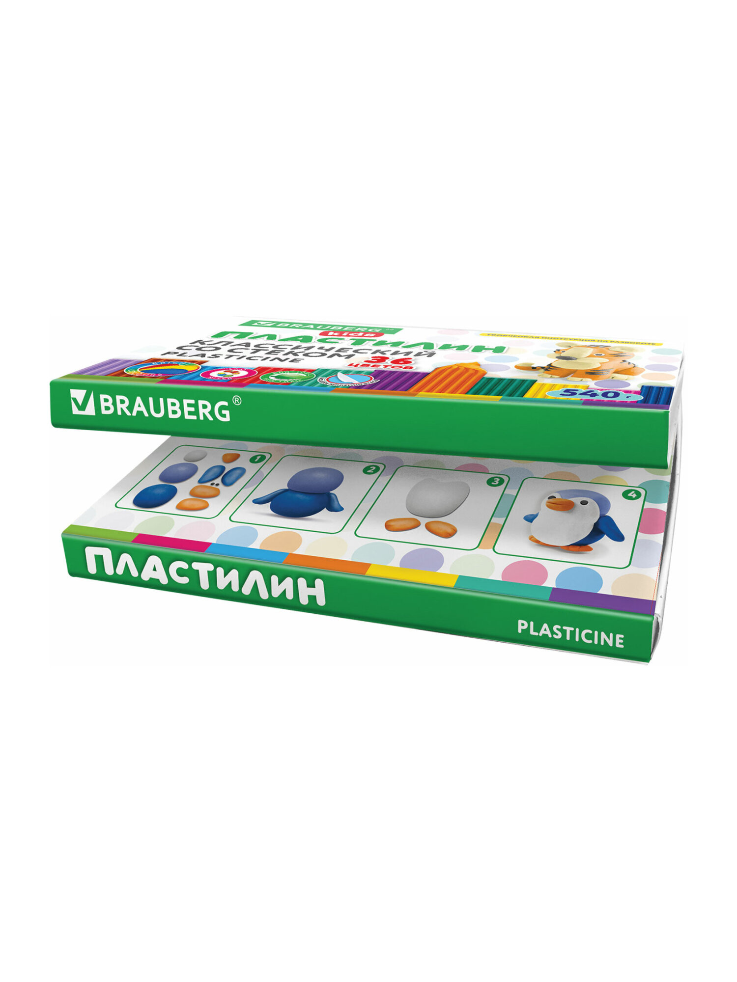 Пластилин Brauberg 36 цв. - фото 13