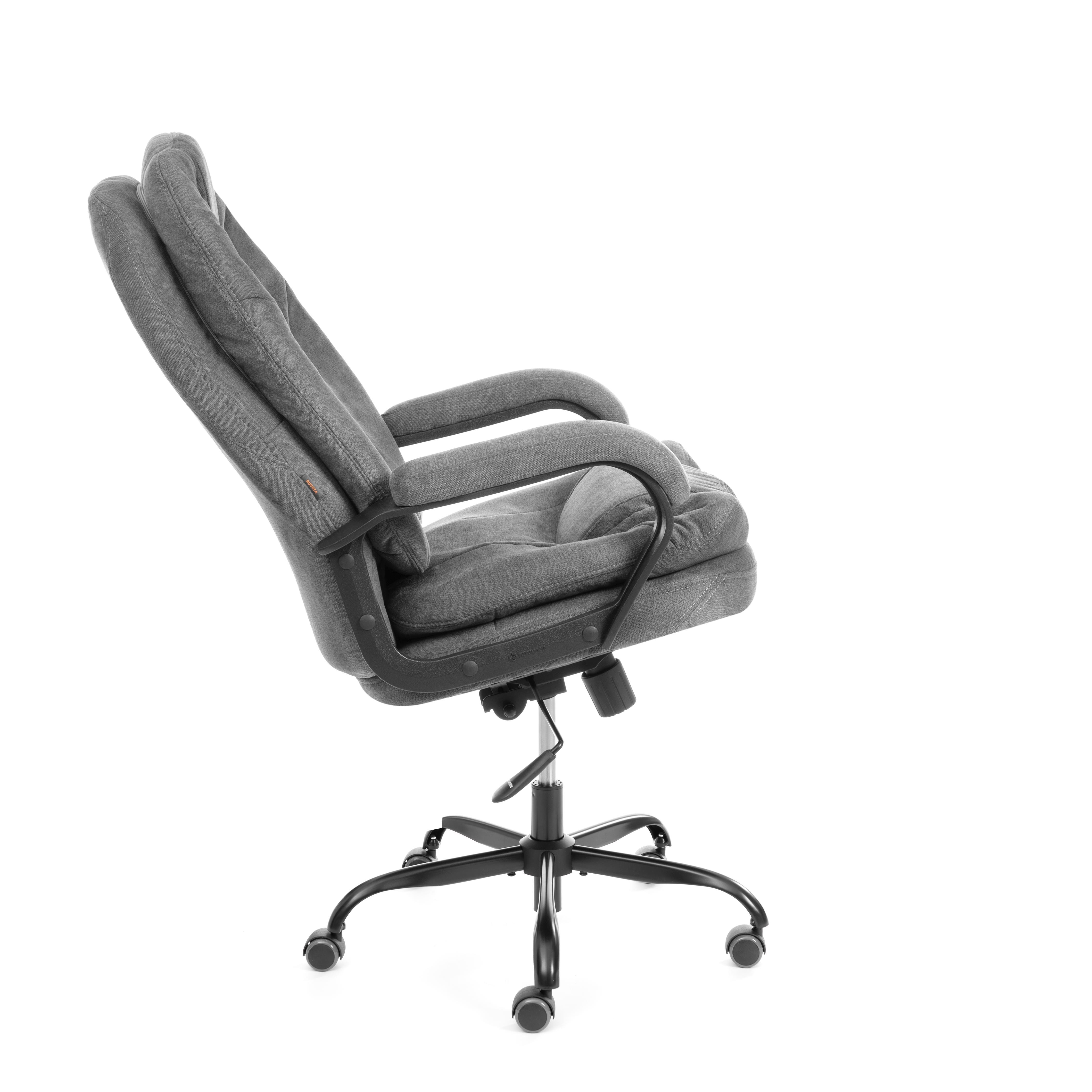 Компьютерное кресло TETCHAIR COMFORT metalBL ткань серый - фото 4