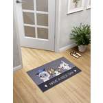 Коврик комнатный LUCKY 50x80 см коричневый M111232
