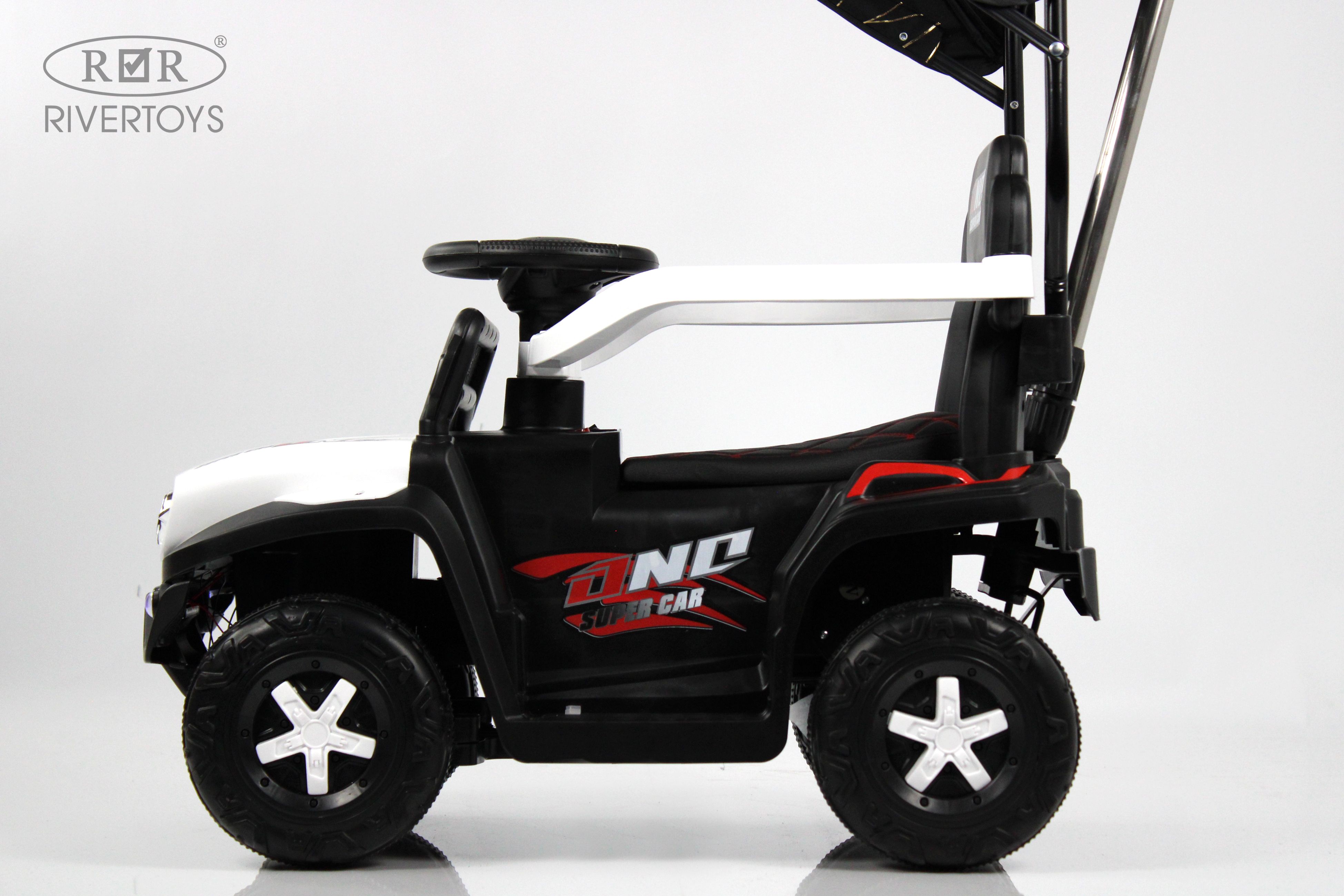 Электромобиль RIVERTOYS G005GG-WHITE С пультом ДУ - фото 11