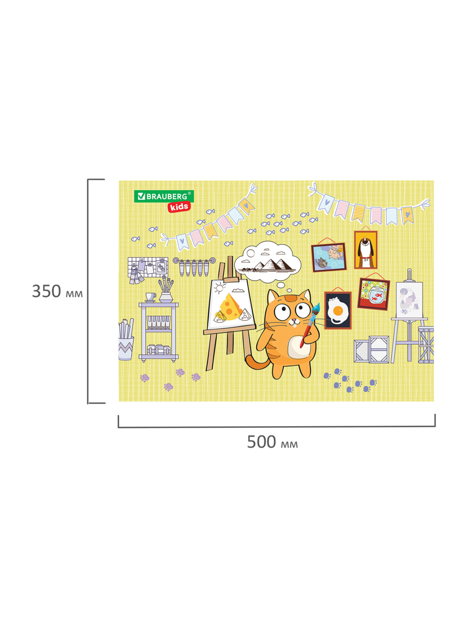 Коврик настольный Brauberg - фото 7