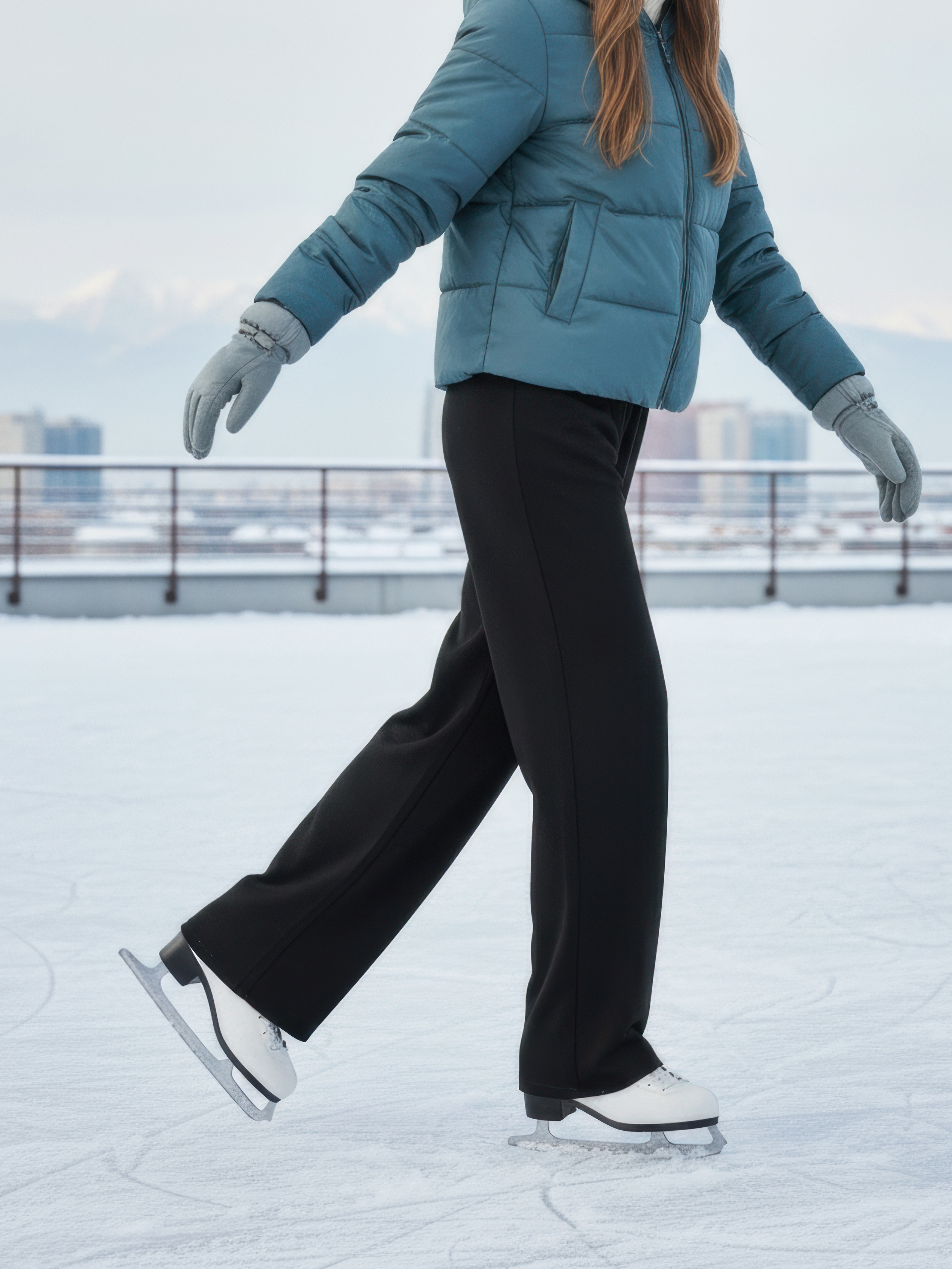 Брюки-палаццо СИНЯЯ МОДА WF1011B-H39 - фото 12