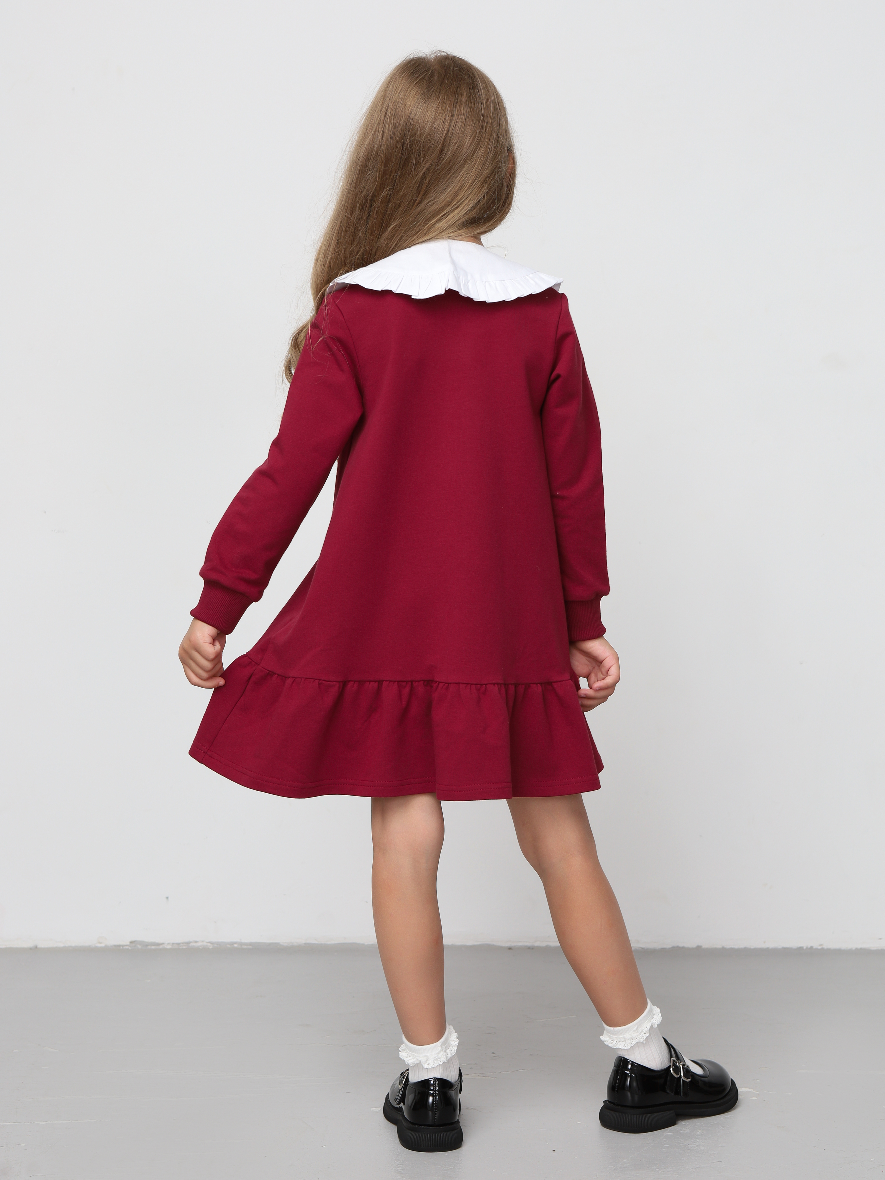 Платье Mini Me D5/бордо - фото 8
