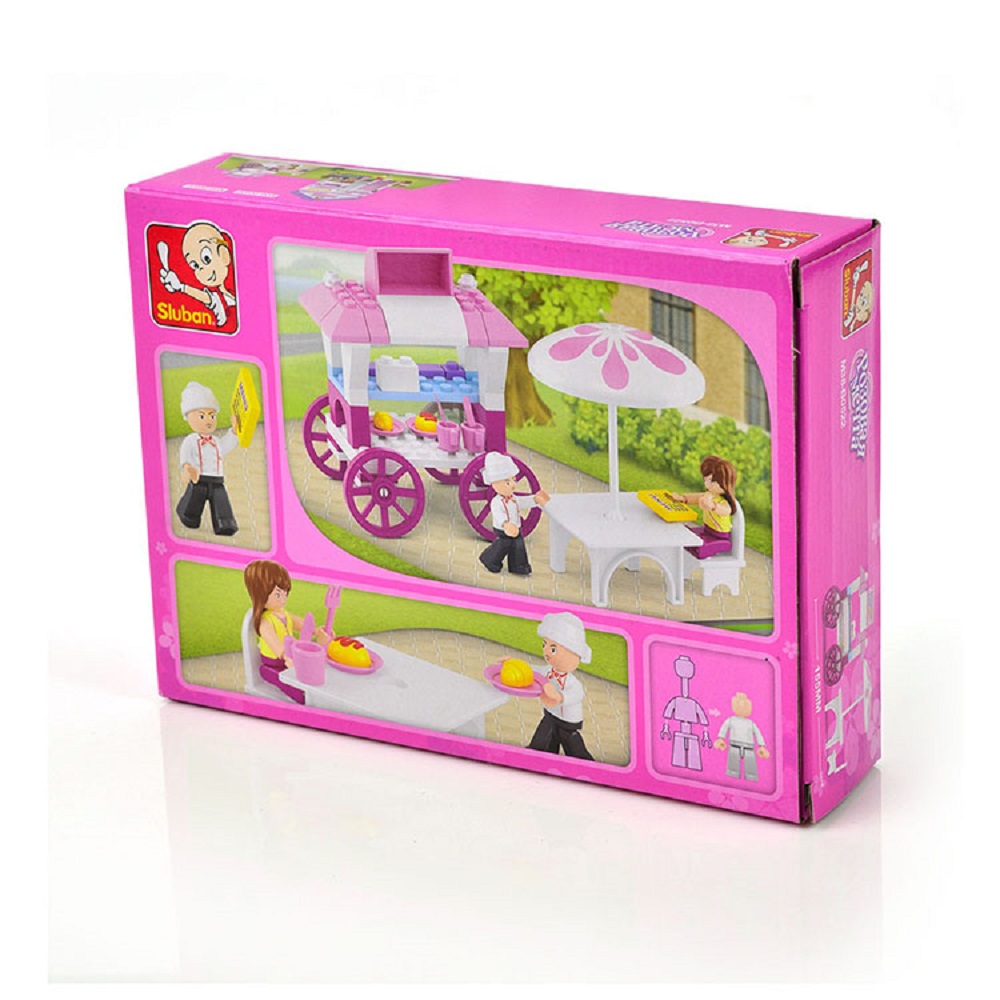 Конструктор SLUBAN Розовая мечта 78 дет. - фото 3