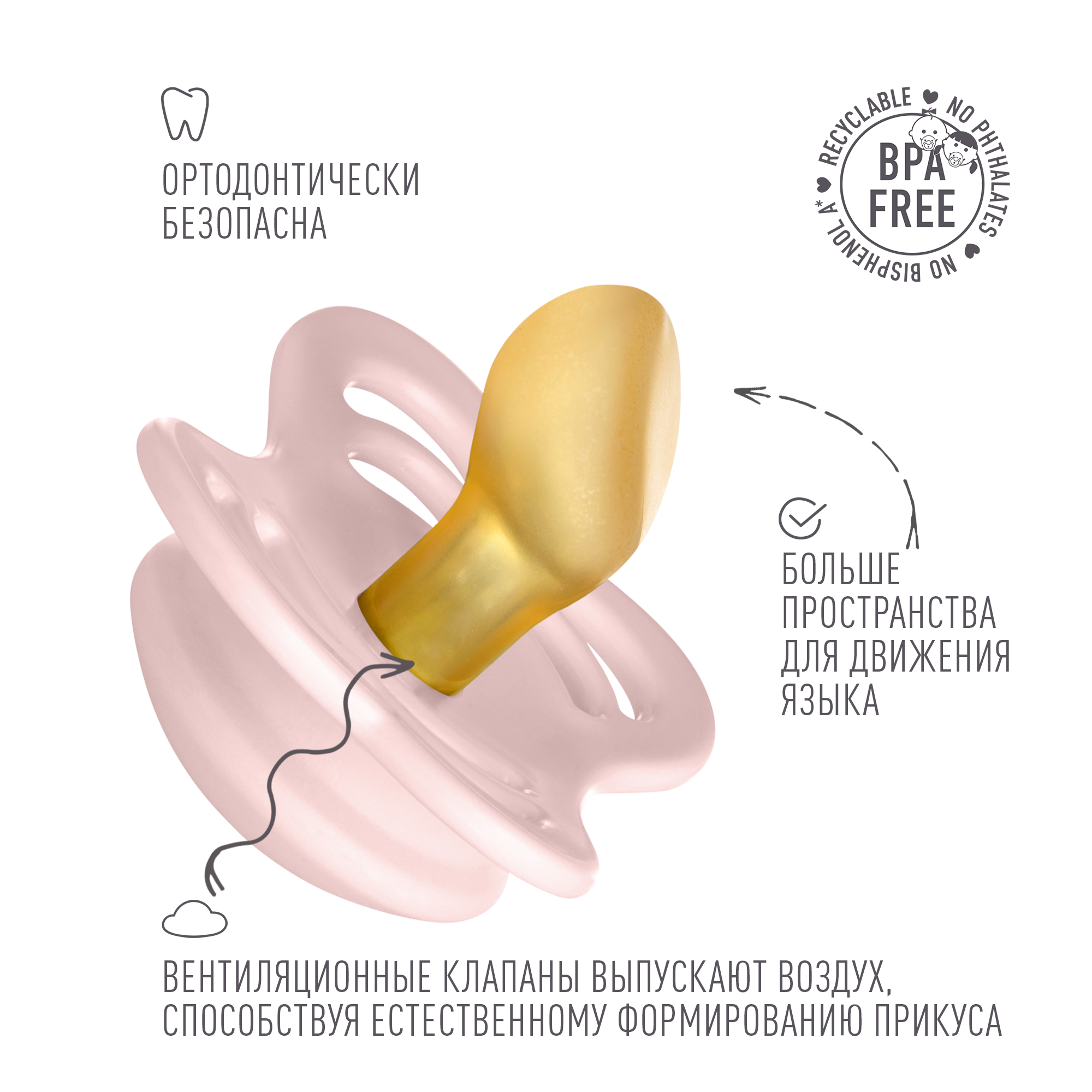 Пустышка BIBS от 0 мес. - фото 3