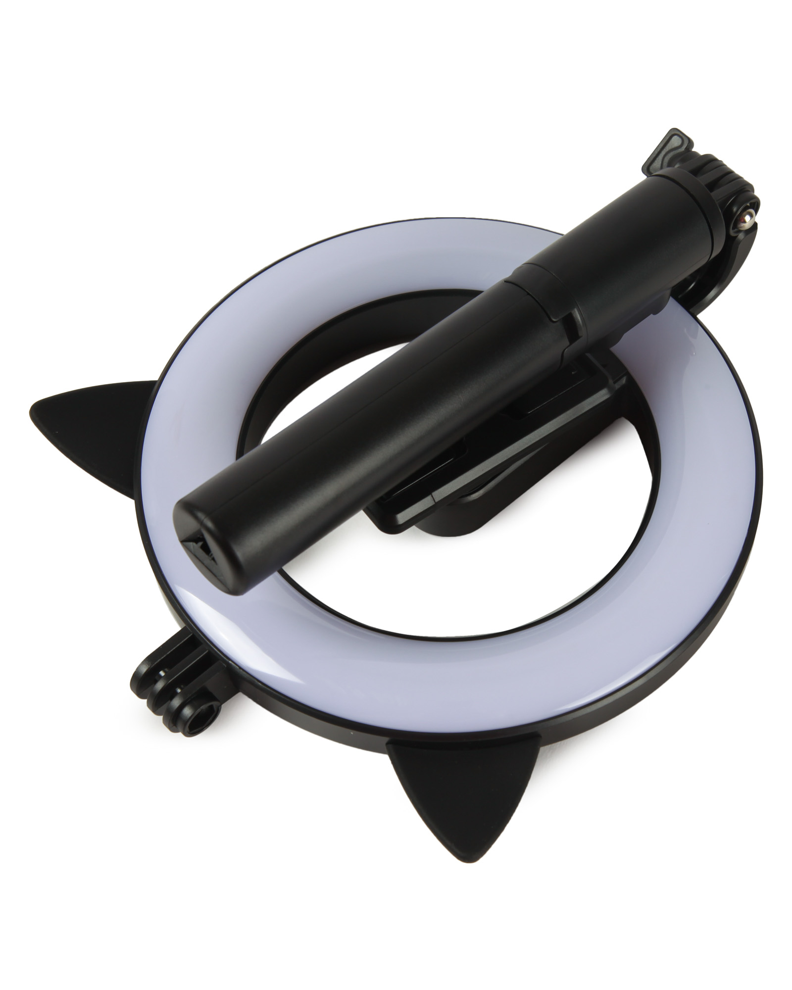 Лампа для селфи Attivio кольцевая с моноподом - фото 6