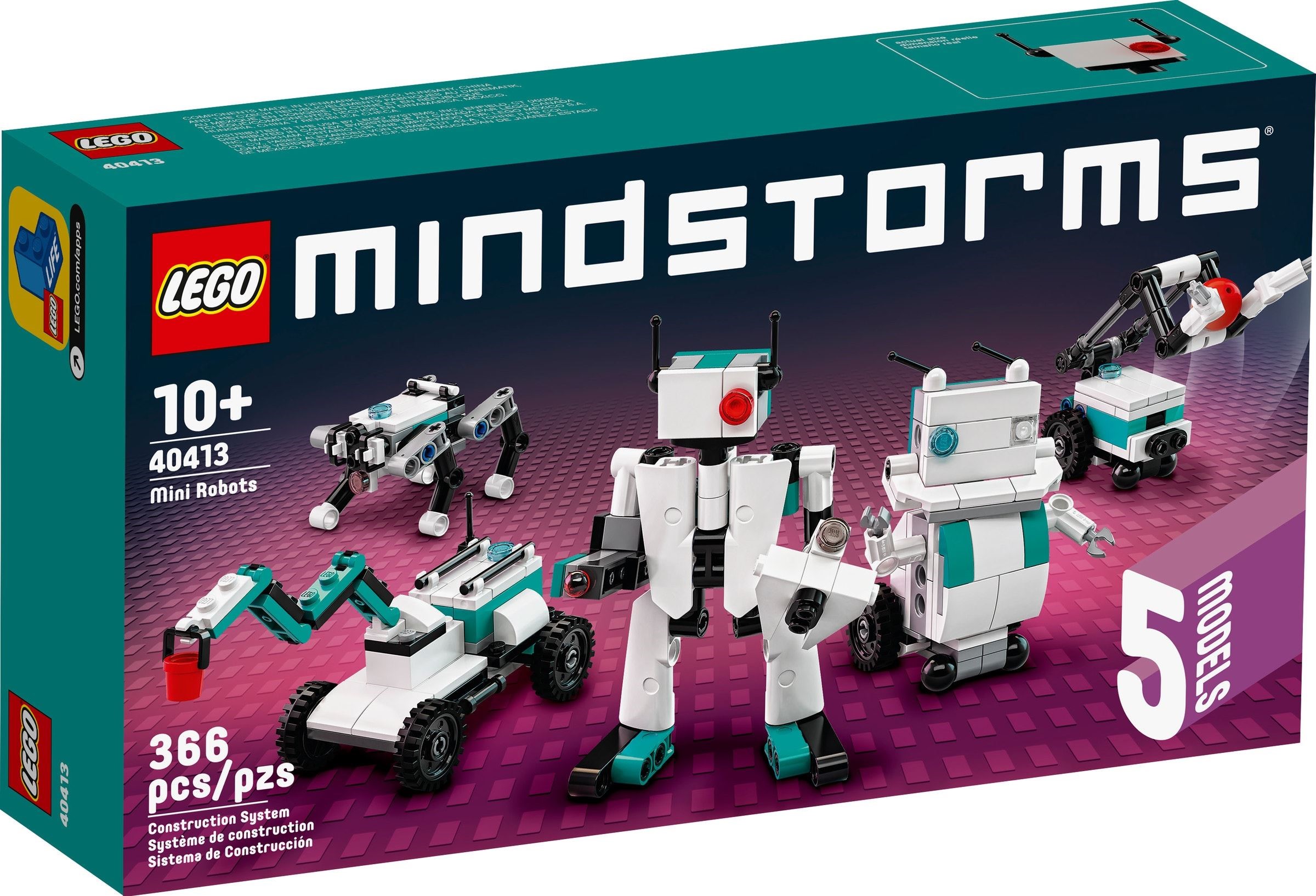 Конструктор LEGO Mindstorms 40413 366 дет. - фото 1